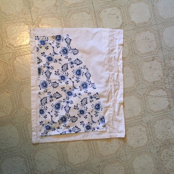 here's the scrap material on the apron